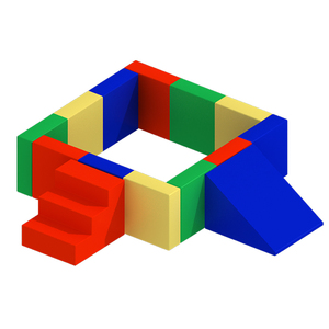 Équipement de fosse à balles de jeu souple <span class=keywords><strong>rectangulaire</strong></span> personnalisé terrain de jeu intérieur location de fête <span class=keywords><strong>piscine</strong></span> à balles souples avec toboggan - Product Image 6