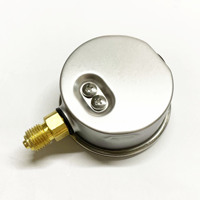 Manomètre pour polissage en acier inoxydable, jauge de pression remplie de liquide d'huile de Silicone, 2.5 "Y63, 15psi/1bar, G1/4 kl.1.6, 63mm31 6/304l