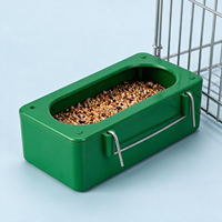 Mangeoire automatique pour pigeons en plastique, mangeoire pour oiseaux en cage, bol pour oiseaux