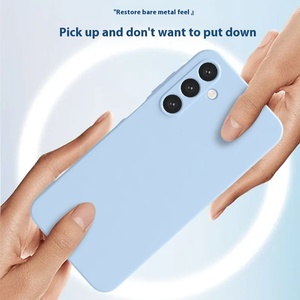 Đối Với Samsung A55 Toàn Cầu Phiên Bản Bao Gồm Tất Cả Các Trường Hợp Dây Kéo TPU Lỏng Silicone Bảo Vệ Bìa Máy Ảnh Bảo Vệ Điện Thoại Di Động Trường Hợp - Product Image 3