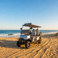 Voiturette de golf électrique tout-terrain 4x4 pour agents forestiers, avec moteur AC 72V et capacité de levage Skywork