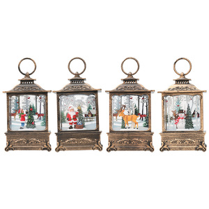 <strong>Wholesale</strong> New Style <strong>Christmas</strong> <strong>Gifts</strong> Square Indoor Santa Claus Lantern <strong>Christmas</strong> Tree Party Decoration - Product Image 2