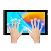 10.1 11.6 15.6 18.5 21.5 23.8 pouces extérieur haute luminosité 1000 nits écran plat étanche LCD industriel écran tactile moniteur