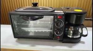 2025 nóng bán 600ml cốc cà phê Chảo 9L Lò nướng bánh mỳ đa chức năng ăn sáng máy 3 trong 1 ăn sáng bánh Sandwich Maker - Product Image 2