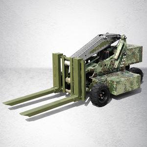 קומפקטי 1 טון 4wd חשמלי להגיע מלגזה עם תלי הידראולי עבור מחסן שטח מחוספס - Product Image 1