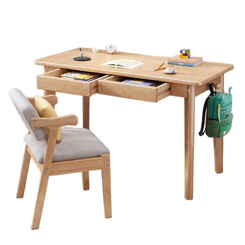 Solid-Wood-Desk-Student-Adult-