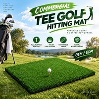 Tapis de golf en nylon de qualité supérieure pour simulateur intérieur/extérieur, clubs, académies, tapis d'entraînement de golf