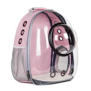 Mochila Transparente para Gatos con Diseño Sólido, Mochila de Viaje Panorámica para Mascotas con Bolsa Espacial, Juego de Cinco Piezas, Material Plástico para Animales Pequeños - Product Image 4