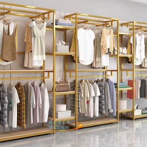 Soporte de exhibición moderno personalizado para ropa, tienda de moda, estante de ropa de hombre de Metal negro, estantes de exhibición para niños - Product Image 5