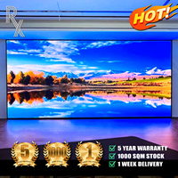 Pantalla LED para Video Wall RX Premium de Alta Luminosidad 4K, Fibra de Carbono, IP67, Impermeable, para Interiores y Exteriores, Señalización Digital, Cartel Publicitario