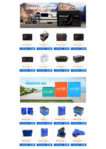 عربة LiFePO4 فوسفات V 50Ah مع بطارية ليثيوم ليثيوم للسيارات LiFePO4 - Product Image 6