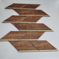 Nouvelles conceptions tendance Art Déco, mosaïque en aluminium et plastique écologique, décoration murale intérieure pour la maison