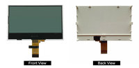 Modul LCD grafis 132x64 FSTN COG monokrom dengan lampu latar Led putih