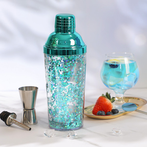 Ins thời trang <span class=keywords><strong>Shaker</strong></span> màu Hộp Quà Tặng mạ điện nắp rượu Mixer Set bartender Set với bộ lọc cho thanh - Product Image 5