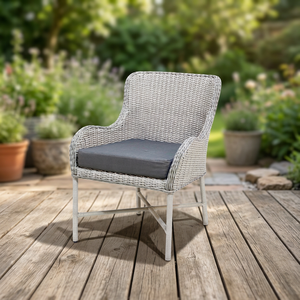Chaise de salle à manger d'extérieur à sangles - Résistante aux intempéries, pour un décor bistrot moderne - Ventes flash - Product Image 5