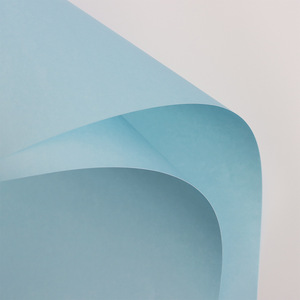 Blue Waterproof Floral Wrapping <b>Paper</b> Synthetic Packaging <b>Paper</b> Coated Double Sided for Bouquet Gift and Craft - Product Image 4