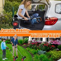 Outils de Jardin Sans Fil : Tondeuse Électrique, Débroussailleuse à Batterie Lithium, Coupe-Bordures et Désherbeur