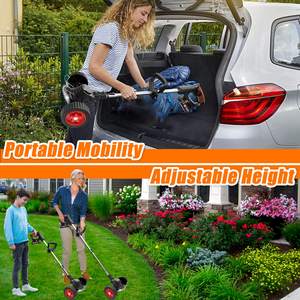 コードレスガーデンツール芝刈り機電気ブラシカッターリチウム電池グラスカッター雑草イーターグラストリマー - Product Image 5