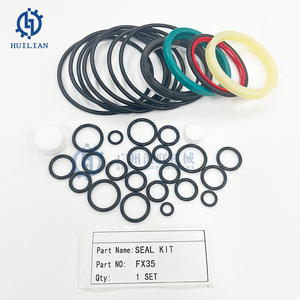 FX35 hidrolik palu lampiran hidrolik Breaker segel Kit menerapkan mesin hidrolik batu palu minyak penyegelan untuk Set lengkap - Product Image 2