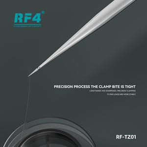 Pinzette di Precisione RF4 TZ01 per Riparazione Telefoni, Antistatiche e Resistenti alla Corrosione <span class=keywords><strong>in</strong></span> Acciaio al Carbonio, Garanzia 1 Anno - Product Image 6