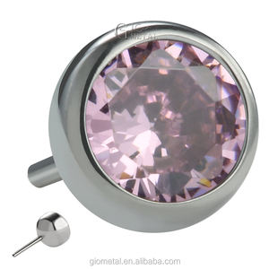 Giometal ASTM F136 <span class=keywords><strong>titanio</strong></span> <span class=keywords><strong>piercing</strong></span> disco Set fine Tragus Helix conch labret Daith Threadless gioielli per il corpo all'ingrosso - Product Image 6
