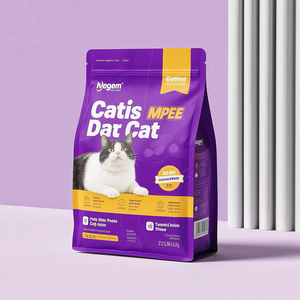 Sacchetti Personalizzati per Alimenti per Cani e <span class=keywords><strong>Gatti</strong></span> 0,5kg 1kg 1,5kg 2kg 5kg con Chiusura a Zip Richiudibile Stampati in PET per Imballaggio Alimentare di Grado Alimentare - Product Image 5
