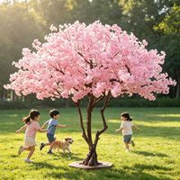 Arbre de cerisier artificiel rose personnalisé, grand arbre en soie écologique et durable, arbre de sakura pour mariage, remise de diplôme, Noël, Nouvel An