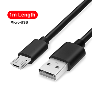 Cables Micro USB V8 Blancos de 1M (3.3 pies), Carga Rápida de 3A, Transferencia de Datos, Cables de Carga de PVC para Teléfonos Android, Tabletas e Impresoras - Product Image 2