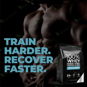 WELLBODYピュアオーガニックホエイプロテインパウダー大人用女性用ジム体重増加ビルドマッスルサプリメント - Product Image 6