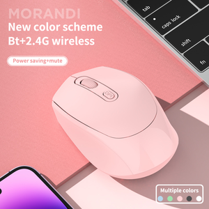 Không dây sạc Chuột chơi game BT + 2.4G không dây im lặng dễ thương chuột tùy chỉnh bán buôn - Product Image 4