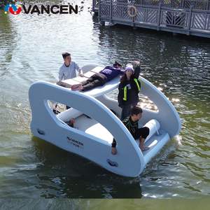 חדש כניסות מים יאכטה חשמלית מתנפחים 2-5 אדם סירה מתנפחים לחץ גבוה כל-טיפה לתפור קל התקנה יוקרה - Product Image 4