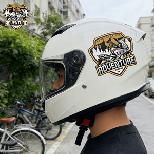 Autocollants d'aventure personnalisés en PVC résistants aux UV, autocollants adhésifs <span class=keywords><strong>pour</strong></span> la décoration des casques et des <span class=keywords><strong>camping</strong></span>-cars, autocollants imperméables imprimés - Product Image 6