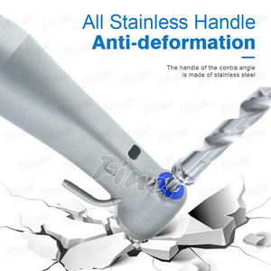 Manipolo in fibra ottica impianto dentale 20:1 contrangolo in acciaio inox Handpiece con testa staccabile - Product Image 2