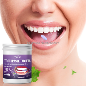 Comprimés de <span class=keywords><strong>dentifrice</strong></span> de raisin à mâcher taille de voyage Portable saveur de fruit blanchiment des dents menthe rince-bouche granulés étiquette personnalisée - Product Image 4