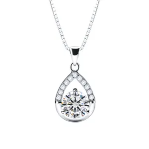 Модные серебряные 925 18K позолоченное ожерелье серьги в форме капли фиолетовый камень ожерелье ювелирные изделия для женщин