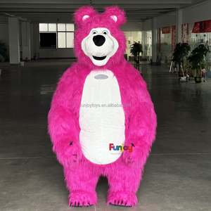 Costume gonflable de mascotte d'ours brun adulte Anime <span class=keywords><strong>Cosplay</strong></span> Kit pour Halloween Party Event Walk and Carnival Dress - Product Image 3