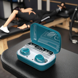 หูฟังไร้สายขนาดเล็ก รุ่น 5.4 สำหรับกีฬา สเตอริโอแบบใส่ในหู TWS พร้อมระบบตัดเสียงรบกวนแบบแอคทีฟ ไฟ LED กันน้ำระดับ IPX6 รองรับการชาร์จแบบย้อนกลับ แบตเตอรี่ใช้งานได้นาน - Product Image 4