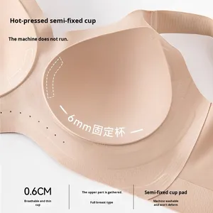 शहाओ बड़े आकार की महिलाओं को निर्बाध अंडरवियर प्लस आकार के वायरलेस पुश-अप ब्रा बैडबर्न नियंत्रण पूर्ण कप को रोकने से रोकता है - Product Image 4