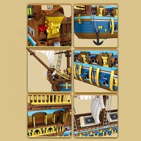 Reobrix 66011 Nuevo MOC Movie Royal Imperial Compatible con 10210, Modelo de Barco, Bloques de Construcción de Plástico para Armar, Juguetes