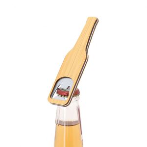 Ouvre-bouteille en acier inoxydable en forme de bouteille de bière, écologique, avec logo personnalisé, accessoires de bar promotionnels, cadeau - Product Image 2