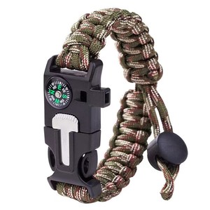 XIWANG braccialetto multifunzionale di sopravvivenza Paracord braccialetto di salvataggio di emergenza <span class=keywords><strong>cacciavite</strong></span> - Product Image 5