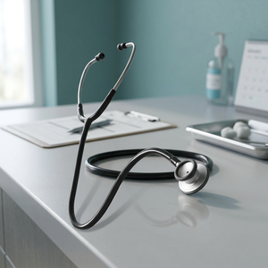 Stéthoscope manuel en acier inoxydable de haute qualité, réutilisable, avec logo personnalisé imprimé au laser, double face, pour bébé, garantie de 3 ans, certifié CE - Product Image 3