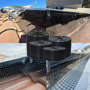 Malla Solar Anti-Pájaros de Acero Recubierto de 6 pulgadas x 100 pies, Protección Solar TF-22, Material Ecológico Metálico con Acabado Negro - Product Image 3
