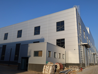 Kit de hangar en acier léger écologique avec services de soudage, de découpe et de pliage