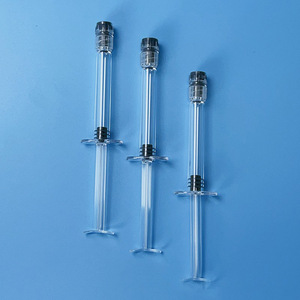 Vidrio Vacío Precargado 1mL 2ml 3ml 5ml 10ml Concentrados de animales veterinarios reutilizables Aceite de jeringas médicas con punta de bloqueo Luer de metal - Product Image 5