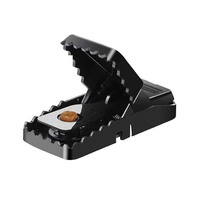 Piège à souris réutilisable en plastique à verrouillage automatique, sûr et efficace, transparent, pour l'intérieur et l'extérieur, attrape-rats domestique