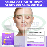 Complément VitaSpring Nad+ Plus Nicotinamide Riboside OEM Marque Privée Resvératrol Liposomal Vitamine Nad Bio en Capsules