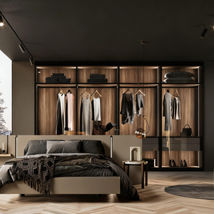 <span class=keywords><strong>Armario</strong></span> de Diseño Moderno y Lujoso con Puerta de Vidrio Personalizado BALOM, <span class=keywords><strong>Armario</strong></span> Extensible, Muebles de Diseño Personalizado, Vestidor para Villa - Product Image 3