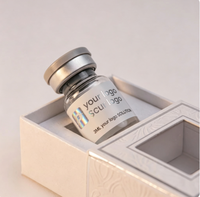 Étiquettes personnalisées haut de gamme pour flacons en verre holographiques 3ml 10ml, résistantes à l'eau, aux UV et aux basses températures, en rouleau, avec logo