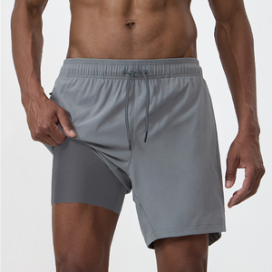 Shorts de course avec doublure, shorts de sport en nylon pour hommes, vente en gros, shorts de sport de haute qualité, fabriqués en usine - Product Image 3